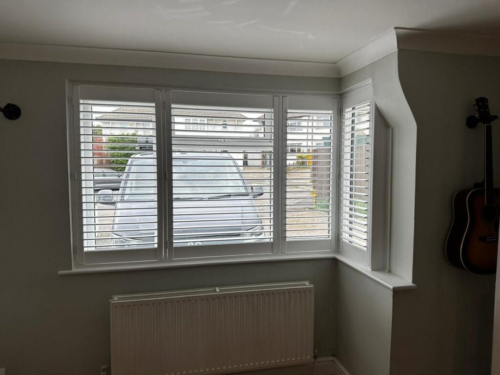 Bay window blinds in Herne Bay