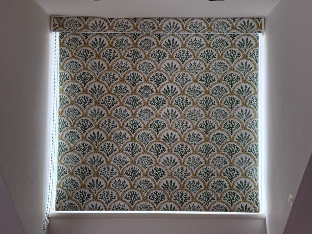 Patterned roller blinds in Kent